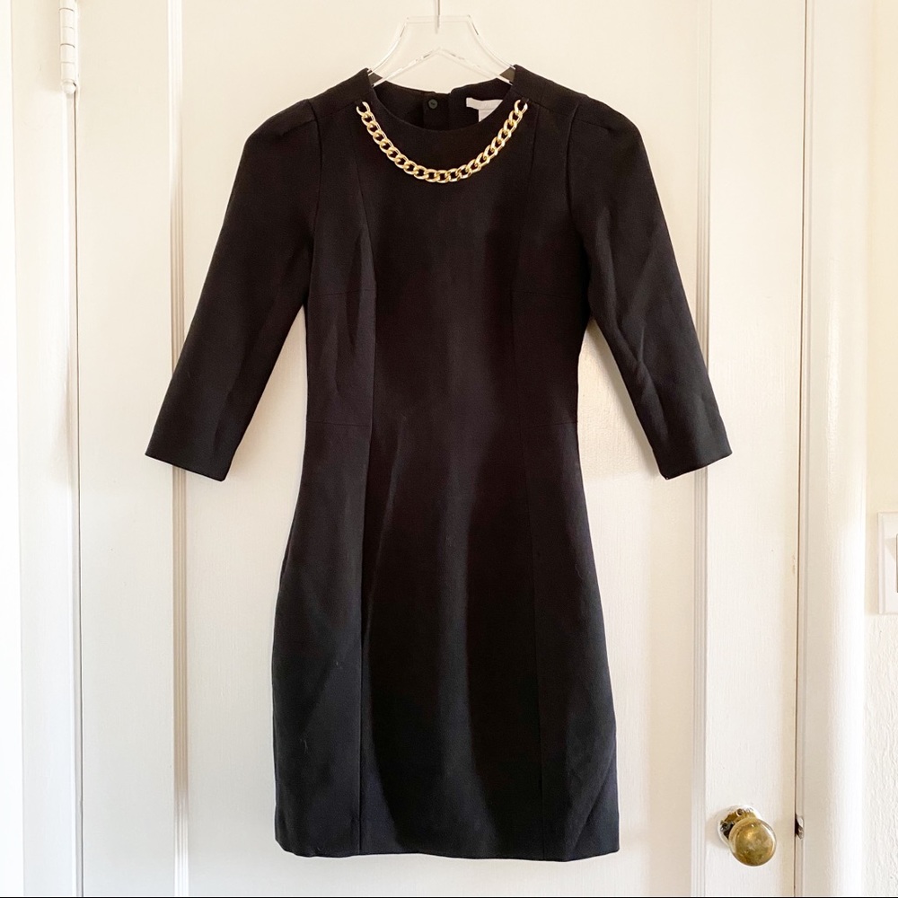 H&M LBD with Gold Chain
